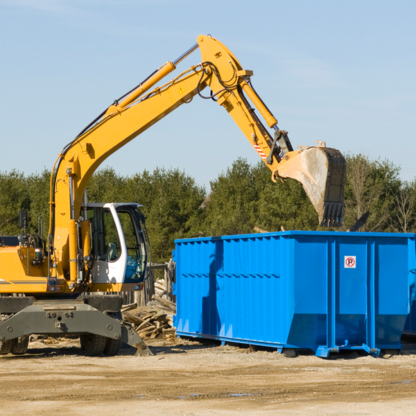 can i choose the location where the residential dumpster will be placed in Hamilton City California